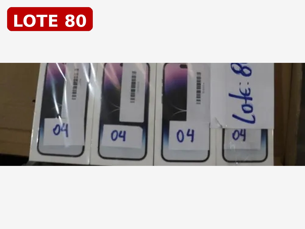 Lote 80 — Lote de Apple iPhones e caixas